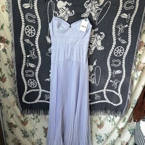 AMUR Strapless Lavender Dress